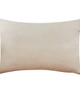 White Solid Velvet Lumbar Pillow Cover – Soft Woven Fabric, 1 Piece, 11.81 × 19.69 in (30 × 50 cm)