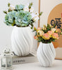 Modern Wave-Shaped Plastic Centerpiece Vase – 3 Sizes