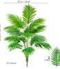 Large Artificial Palm Tree Branches – Tropical Fake Palm Leaf Plant for Home, Garden & Event Decoration