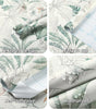 Light Green & Olive Tropical Palm Leaf Peel-and-Stick Wallpaper – Waterproof Removable PVC Vinyl
