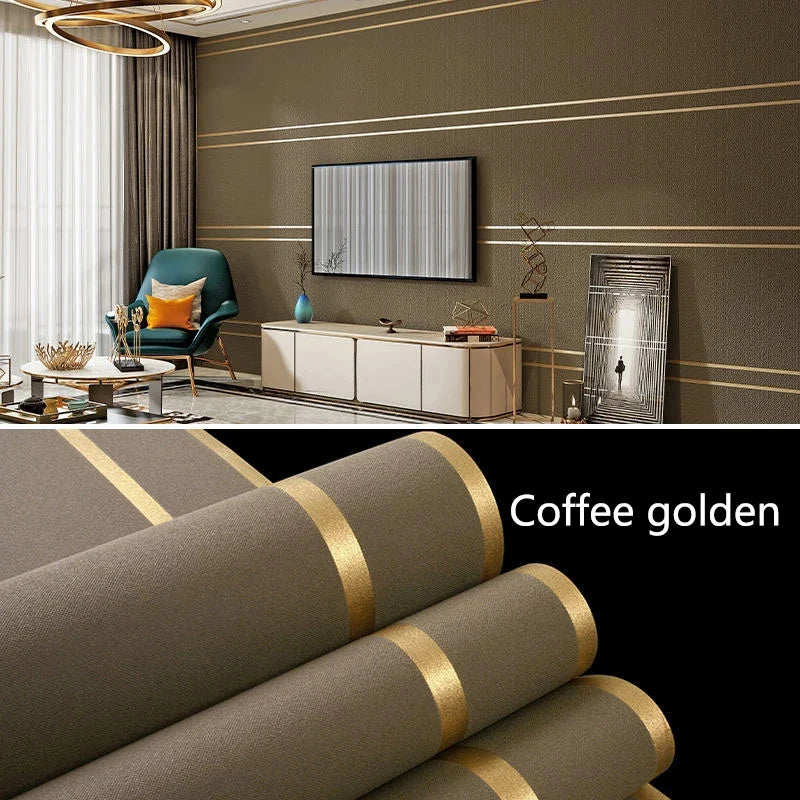Deerskin-Texture Nordic Geometric Traditional Non-Woven Wallpaper – 53 cm × 9.5 m