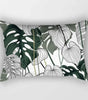 Botanical Leaf Polyester Lumbar Pillow Cover – 11.81 × 19.69 in (30 × 50 cm), 1 Piece