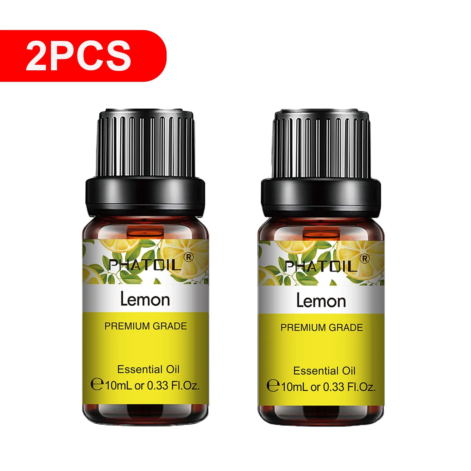 PHATOIL 2-Pack 10ml Pure Essential Oils for Diffusers