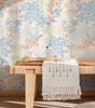 Light Blue Floral Waterproof PVC Peel-and-Stick Wallpaper for Walls & Cabinets