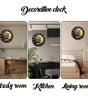 Moonlight Owl Silent Wall Clock – Round Wood or Acrylic Quartz Decor, 2 Designs