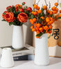 Modern Plastic Flower Vase Solid Color High-end Water Cultivation Vase Home Decoration Flower Arrangement Vase