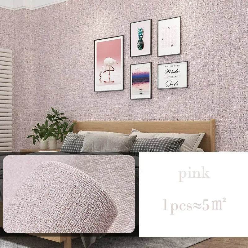 10m 3D Extra-Thick Waterproof PVC Peel-and-Stick Wallpaper – 2.5mm Embossed, Anti-Collision & Mould-Resistant