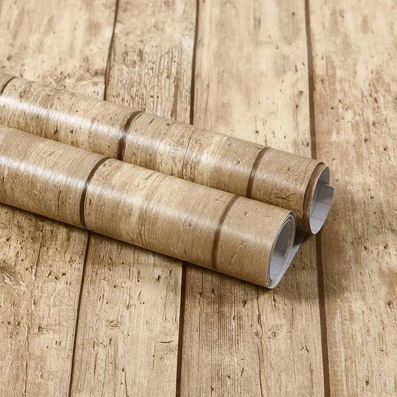 Wood Grain Peel and Stick Wallpaper | Waterproof Self-Adhesive Vinyl Wallpaper for Walls & Furniture