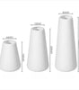 Modern Plastic Flower Vase Solid Color High-end Water Cultivation Vase Home Decoration Flower Arrangement Vase