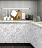 Floral Peel and Stick Wallpapers Green Self Adhesive Contact Paper Removable Waterproof Wallpaper For Bedroom Home Decoration