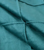 Diamond-Texture Velvet Pillow Cover – Gray, Aquamarine & Yellow