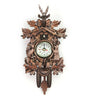 Wooden Birdhouse-Style Quartz Wall Clock – Cuckoo-Inspired Decor, A11–A18
