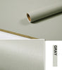 5m Pure Gray Waterproof Extra-Thick PVC Peel-and-Stick Wallpaper – Mould-Resistant for Bedrooms, Cabinets & Furniture
