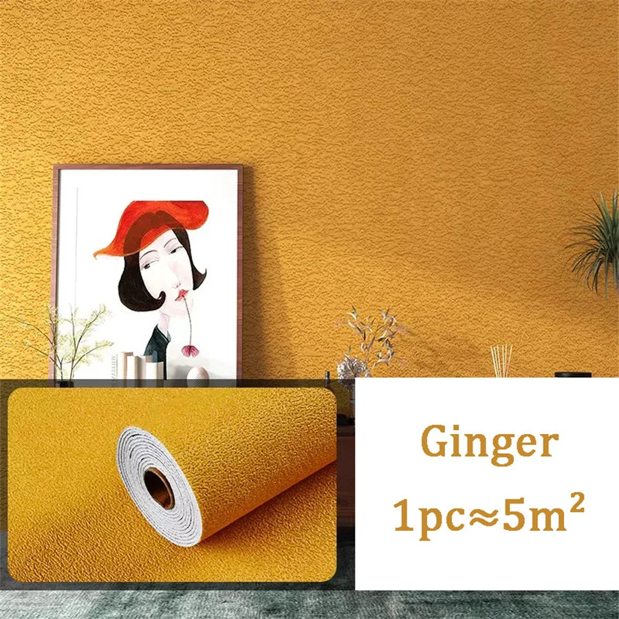 10m 3D Extra-Thick Waterproof PVC Peel-and-Stick Wallpaper – 2.5mm Embossed, Anti-Collision & Mould-Resistant