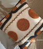 Bohemian Embroidered Tassel Polyester-Cotton Pillow Cover – Designs 1–8, 45 × 45 cm