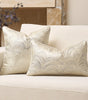 Beige Gray Polyester Pillow Cover with Hidden Zipper – 11.81 × 19.69 in or 15.75–19.69 in Square, 1 Piece