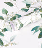 Grey Floral PVC Peel and Stick Waterproof Wallpaper for Furniture and Walls