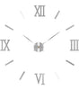 Silver Acrylic Mirror DIY Wall Clock – 11 Designs, 36 or 48 Inch