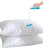 Waterproof Polyester Microfiber Zipper Pillow Protectors – 19.69 × 27.56 in (50 × 70 cm), Set of 2