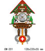 Decorative Birdhouse-Style Wall Clock – Non-Chiming Cuckoo-Inspired Hanging Decor