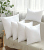 Soft White Square Throw Pillow Insert – PP Cotton Filling, 3 Sizes