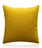 Warm-Tone Interlocking Quilted Velvet Pillow Covers – 17.72 in Square