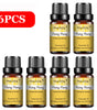 PHATOIL 6-Piece 10ml Pure Essential Oil Set for Diffusers