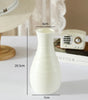 Modern Plastic Flower Vase – Simple Tabletop Vase for Hydroponic Flowers, Artificial Stems & Living Room Decor
