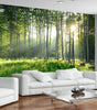 Custom Photo Wallpaper 3D Green Forest Nature Landscape Large Murals Living Room Sofa Bedroom Modern Wall Painting Home Decor