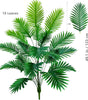 Large Artificial Palm Tree Branches – Tropical Fake Palm Leaf Plant for Home, Garden & Event Decoration