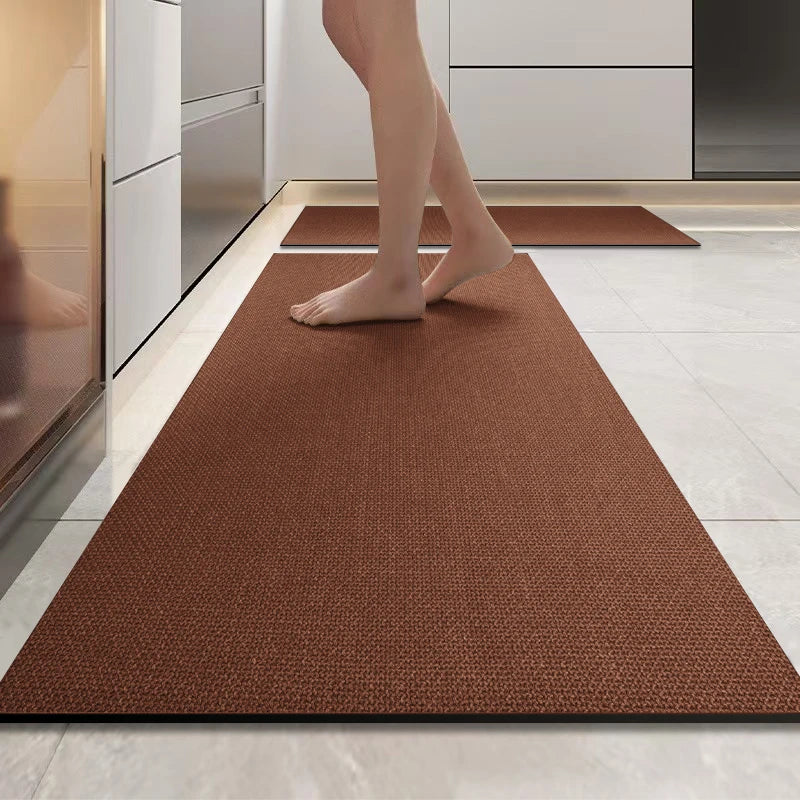 Printed Non-Slip Rubber Kitchen & Bathroom Mat – Absorbent, Moisture-Proof Long Floor Mat
