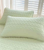 Quilted Polyester Pillow Cover – 17.72 × 27.56 in (45 × 70 cm), 1 Piece, Envelope or Zipper