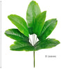Large Artificial Bird of Paradise Plant Leaves – Real Touch Tropical Strelitzia Faux Greenery for Home & Garden Decor