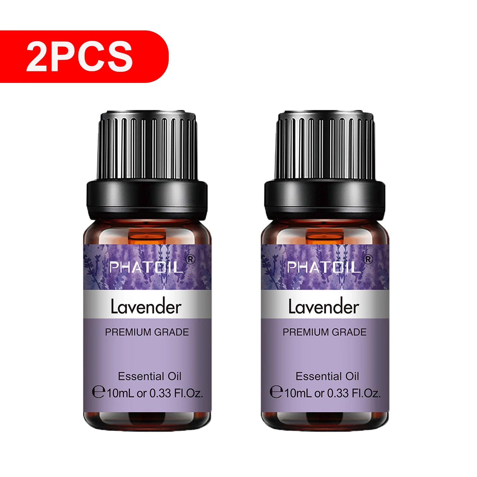 PHATOIL 2-Pack 10ml Pure Essential Oils for Diffusers