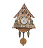 Wooden Birdhouse-Style Quartz Wall Clock – Cuckoo-Inspired Decor, A1–A10