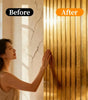Modern 3D Geometric Stripe Waterproof & Oil-Resistant Peel-and-Stick Wallpaper – Thickened PVC, Removable & Wipe-Clean