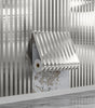 Modern 3D Geometric Stripe Waterproof & Oil-Resistant Peel-and-Stick Wallpaper – Thickened PVC, Removable & Wipe-Clean