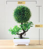 Small Artificial Bonsai Potted Plant – Green Faux Tree Ornament for Home, Garden & Hotel Decor