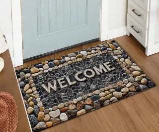 Cowboy Boot Doormat – Absorbent Non-Slip Washable Flannel Entrance Mat