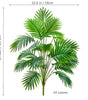 Large Artificial Palm Tree Branches – Tropical Fake Palm Leaf Plant for Home, Garden & Event Decoration