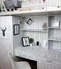 White Wood Grain Peel and Stick Wallpaper | Self-Adhesive Vinyl Wall & Furniture Covering