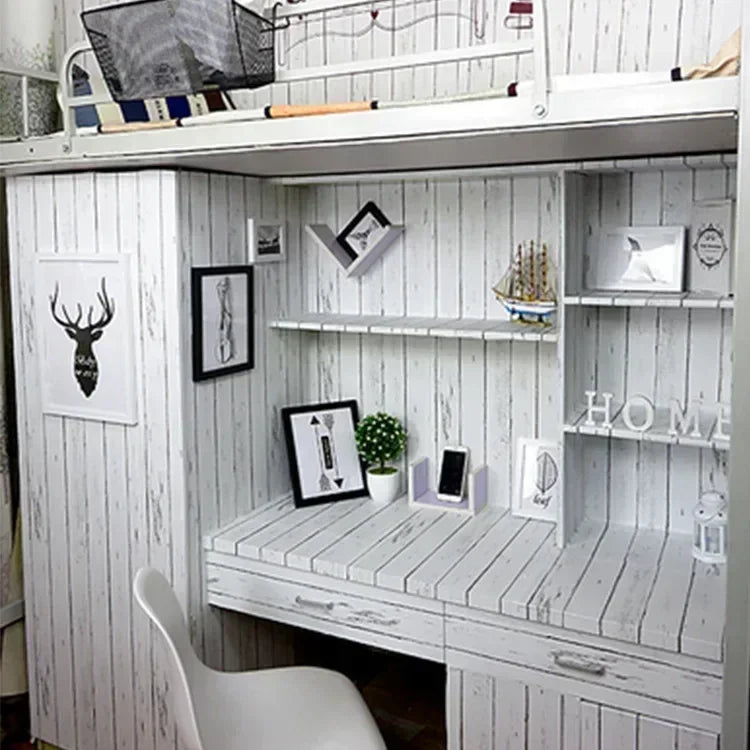 White Wood Grain Peel and Stick Wallpaper | Self-Adhesive Vinyl Wall & Furniture Covering