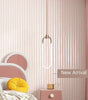 Modern Pink & Blue Vertical Stripe 3D Non-Woven Wallpaper – Waterproof, Extra Thick, Mould-Resistant & Fireproof