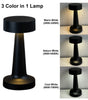 USB Rechargeable LED Table Lamp – Wireless Touch Control, 3 Color Dimmable Bedside Mood Light for Home