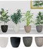 Plastic Bonsai Flowerpot Frosted Large-capacity Succulent Flowerpot Imitation Stone Plant Growth Cultivation Pot for Home