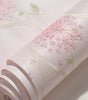 Floral 3D Embossed Waterproof Peel-and-Stick Non-Woven Wallpaper for Girls’ Bedrooms