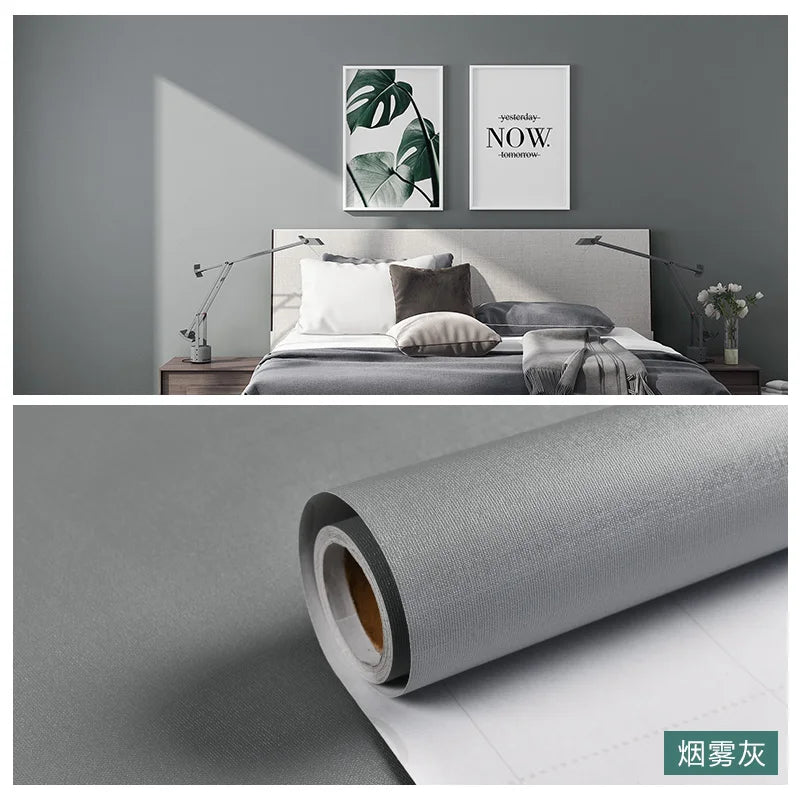 60 cm Wide Thickened Peel-and-Stick Wallpaper – Waterproof Removable PVC Vinyl for Walls, Wardrobes and Furniture
