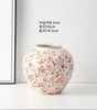 Retro Ceramic Vase – Light Luxury Tabletop Flower Vase for Living Room Decor