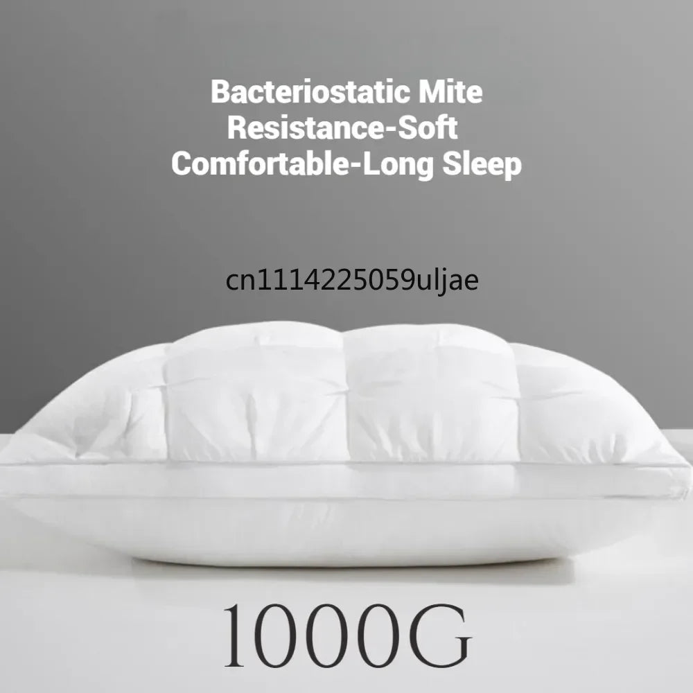 1000 g Hotel-Style Sleeping Pillow – 48 × 74 cm