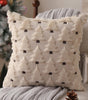 Embroidered Christmas Tree Pillow Covers – Plush Set of 2, 17.72 in